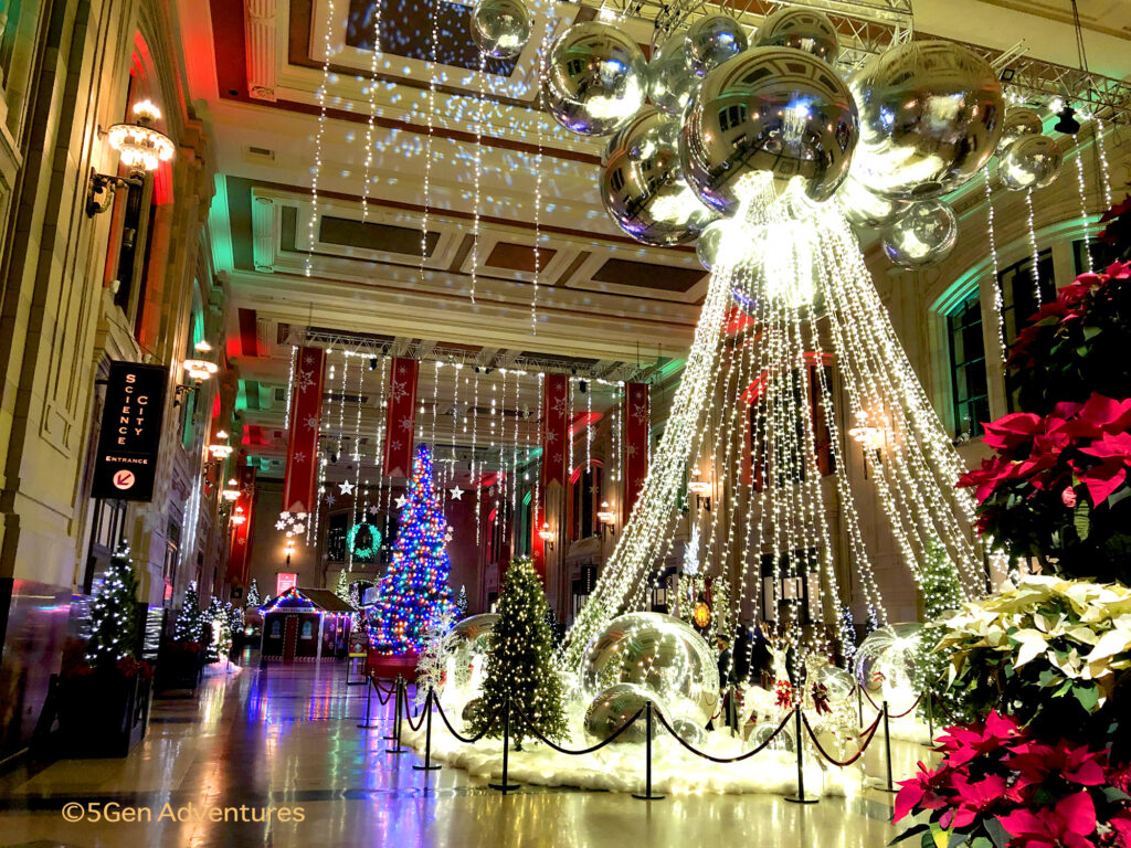 5Gen Adventures - Union Station Christmas Holiday Reflections in Kansas City, Mo.